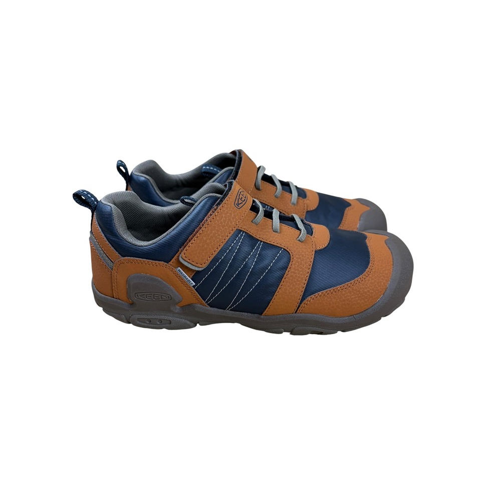 Keen chandler Kids Blue Brown Washable Athletic Sneakers Shoes 1027811 Sz 7Y US